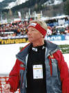 Walter Hofer - dyrektor Pucharu wiata w skokach narciarskich by zadowolony - fot. Kazimierz Juzwa.