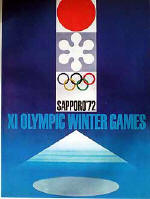 Plakat olimpijski z Sapporo 1972 r.