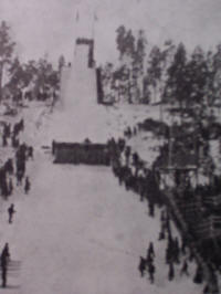 Pierwsze zdjcie skoczni w Lahti z lat 20. z arch. Muzeum Tatrzaskiego.