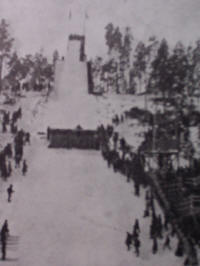 Pierwsze zdjęcia skoczni w Lahti - lata 20.