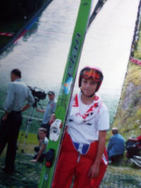 Pawe Sowiok na zawodach w Zakopanem 2003 r.