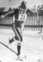 21 luty 1978 r. Jzef uszczek biegnie po zoty medal na 15 km.